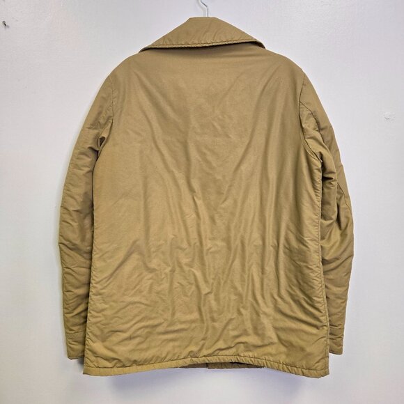 Vintage Men's M Tall Brown Insulated Barn Work Coat Field Jacket Pockets & 3M Th - Picture 2 of 16